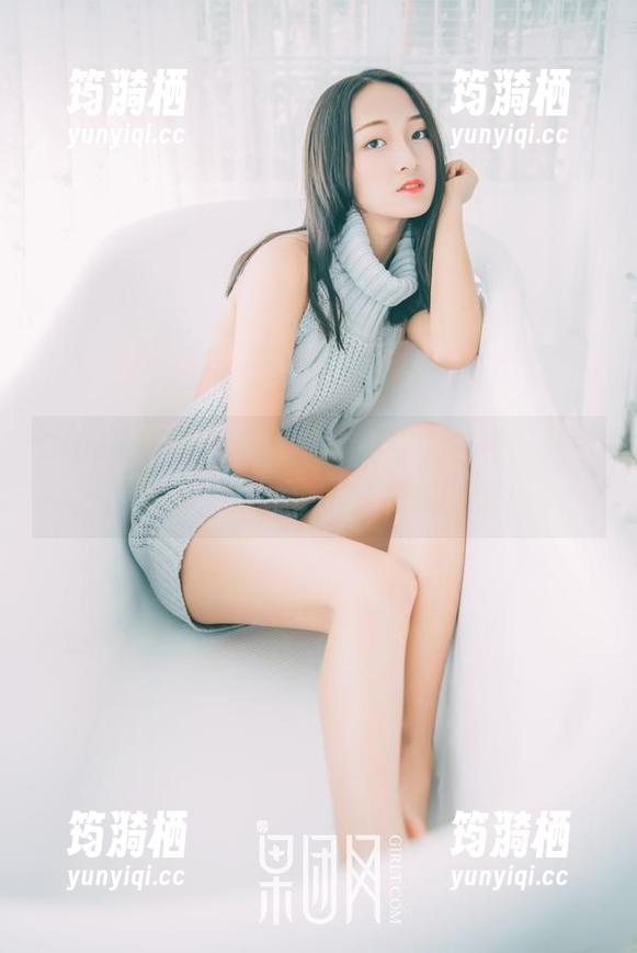 GIRLT果团网-莫雅琪 GIRLT果团网 - 当莫雅琪穿上白色,整个世界都开始掉色——美图见证!