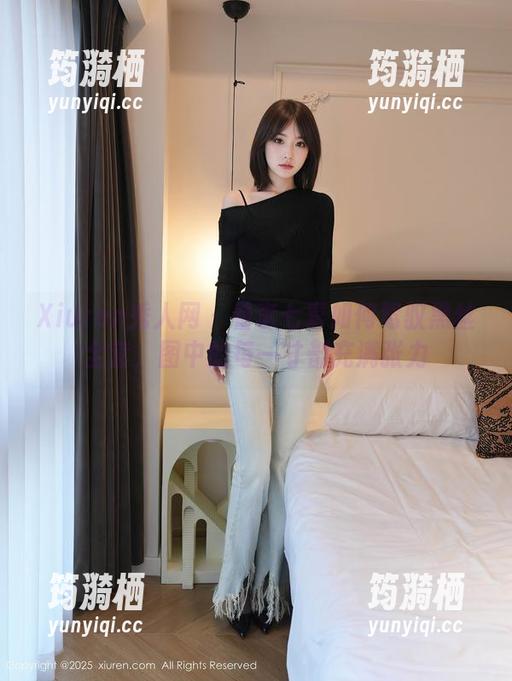 Xiuren秀人网 - 看李七喜如何驾驭黑丝全套，图中的每一寸都充满张力