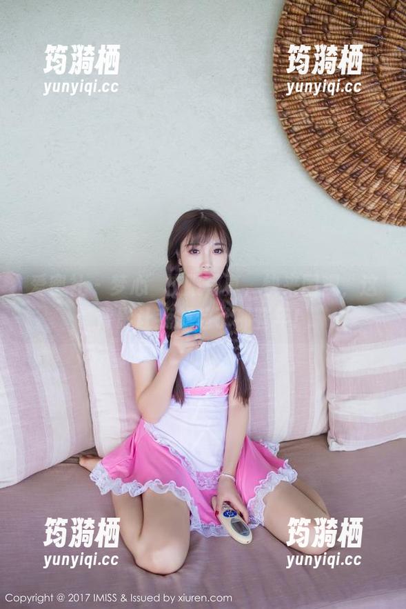 爱蜜社 - 梦心玥校服写真，快来围观，这背影让我想起了那些年！